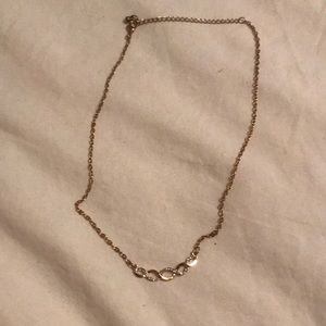 gold twist necklace